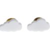 Cloud Pins Front White