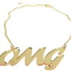 OMG Necklace Top Gold Mirror