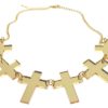 The Crossover Necklace Top Gold Mirror