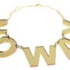 No Way Necklace Top Gold Mirror