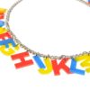 Learn Your ABC Necklace Side Red/Yellow/Blue