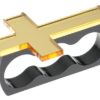 The Cross Ring Side Gold Mirror