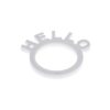 Mini Hello Ring Side White