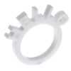 Mini Hello Ring Front White