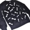 Funny Bones Sweatshirt Side Black/White