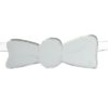 Bow Tie Front Silver Mirror